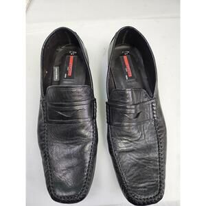 Lloyd Elian German Loafers Trend Black Leather Slip-On 20-920-00 Mens Size‎ 10.5